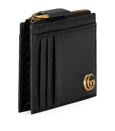 gucci cardholder snake black|Gucci gg marmont card holder.